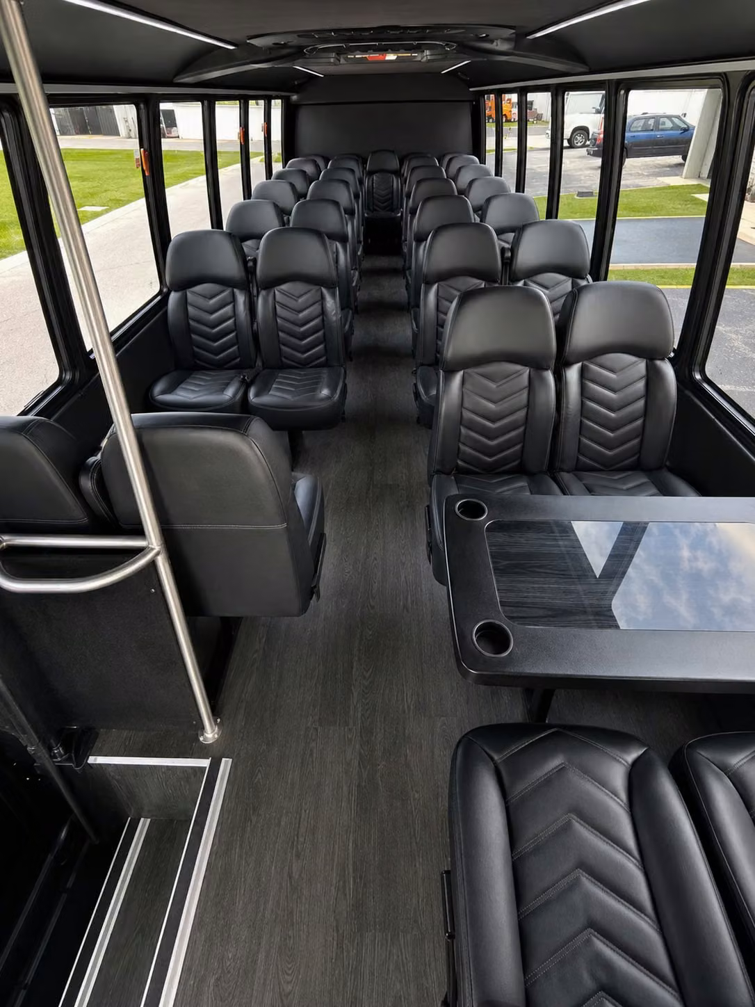 20 passenger minibus interior