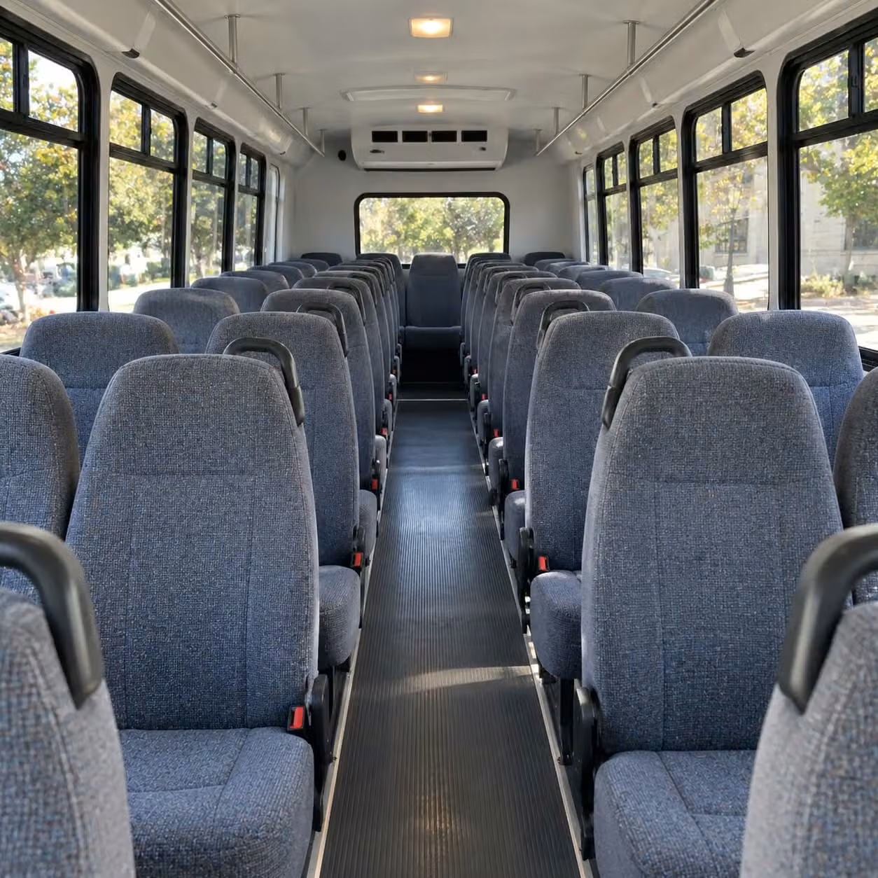 25 passenger minibus inside