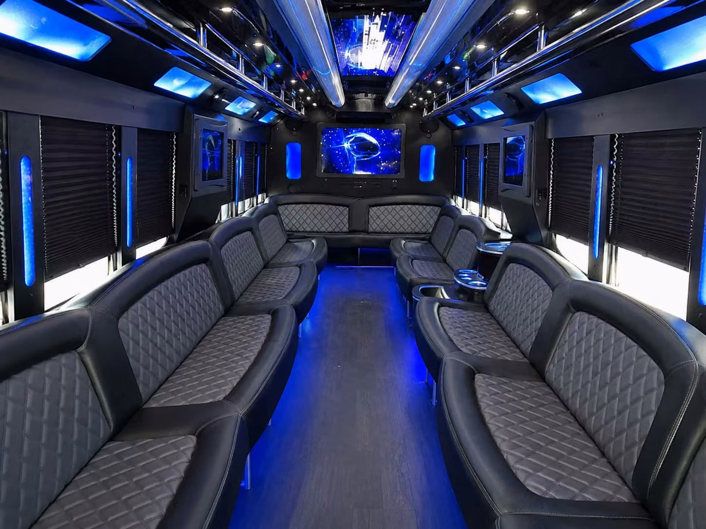 layton prom party buses ride in style through davis county all night long